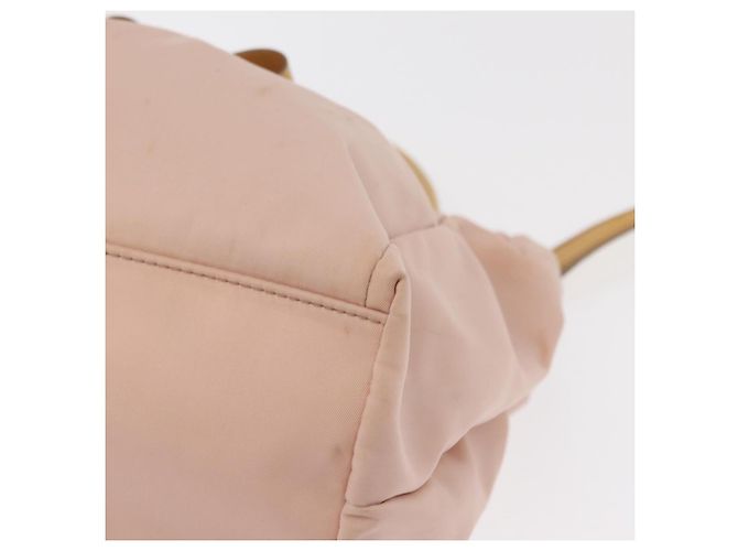 Borsa a mano Vala in nylon 2 in 1 Salvatore Ferragamo rosa oro Auth bs32036 D'oro - vista 13
