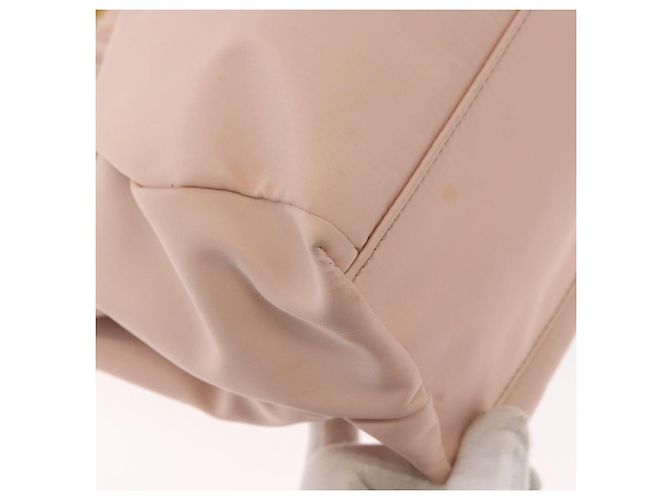 Borsa a mano Vala in nylon 2 in 1 Salvatore Ferragamo rosa oro Auth bs32036 D'oro - vista 14