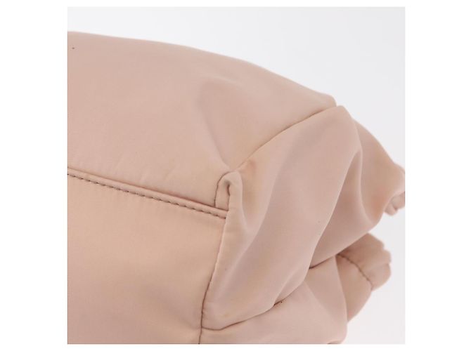 Borsa a mano Vala in nylon 2 in 1 Salvatore Ferragamo rosa oro Auth bs32036 D'oro - vista 15