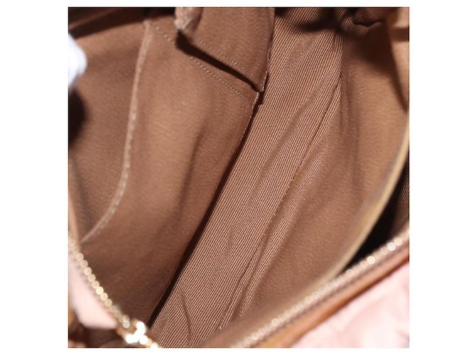 Borsa a mano Vala in nylon 2 in 1 Salvatore Ferragamo rosa oro Auth bs32036 D'oro - vista 22