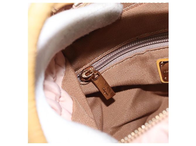 Borsa a mano Vala in nylon 2 in 1 Salvatore Ferragamo rosa oro Auth bs32036 D'oro - view 25