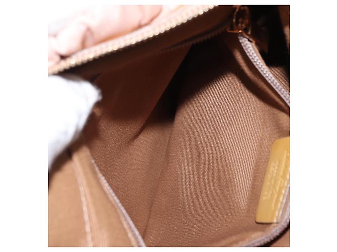 Borsa a mano Vala in nylon 2 in 1 Salvatore Ferragamo rosa oro Auth bs32036 D'oro - view 26