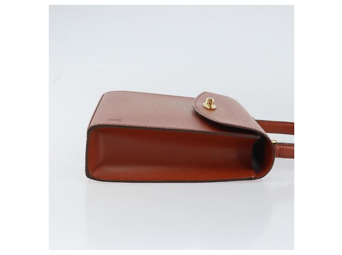 LOUIS VUITTON Borsa a Mano Epi Malesherbes Marrone M52373 LV Auth 158240 - vista 3