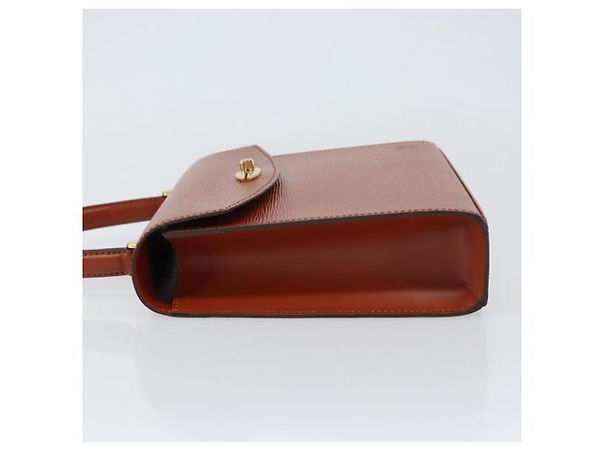 LOUIS VUITTON Borsa a Mano Epi Malesherbes Marrone M52373 LV Auth 158240 - vista 4