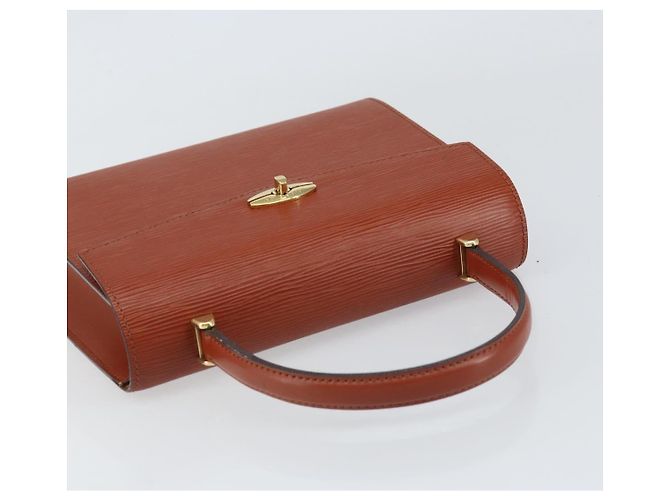 LOUIS VUITTON Borsa a Mano Epi Malesherbes Marrone M52373 LV Auth 158240 - vista 6