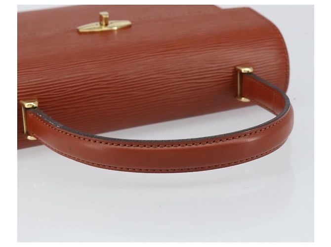 LOUIS VUITTON Borsa a Mano Epi Malesherbes Marrone M52373 LV Auth 158240 - vista 7