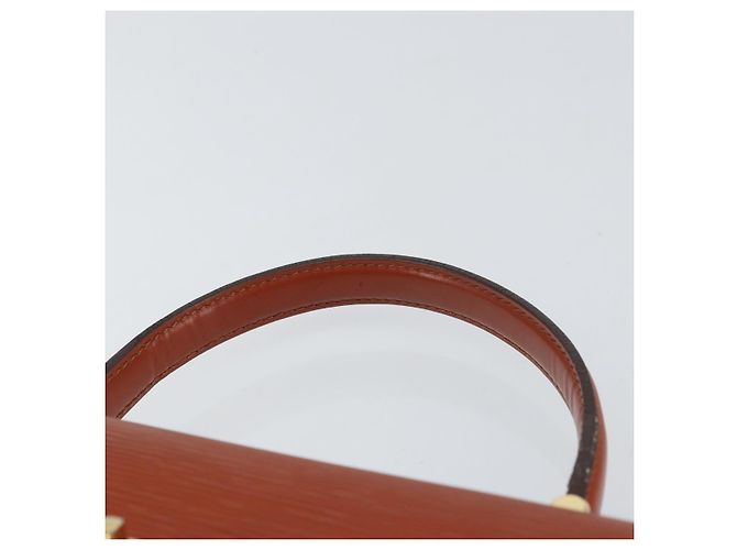 LOUIS VUITTON Borsa a Mano Epi Malesherbes Marrone M52373 LV Auth 158240 - vista 8