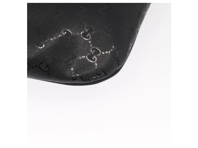 GUCCI GG Canvas GG Implementierung Umhängetasche aus PVC Schwarz Silber 211110 Auth bs31846 - Ansicht 10
