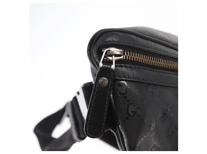 GUCCI GG Canvas GG Implementierung Umhängetasche aus PVC Schwarz Silber 211110 Auth bs31846 - Ansicht 15