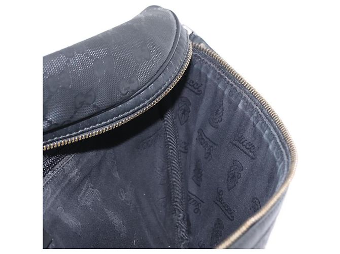 GUCCI GG Canvas GG Implementierung Umhängetasche aus PVC Schwarz Silber 211110 Auth bs31846 - Ansicht 18