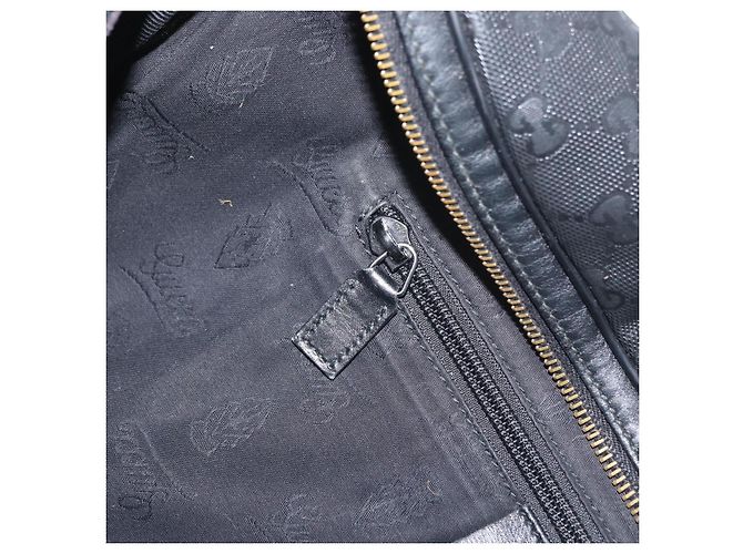 GUCCI GG Canvas GG Implementierung Umhängetasche aus PVC Schwarz Silber 211110 Auth bs31846 - Ansicht 20