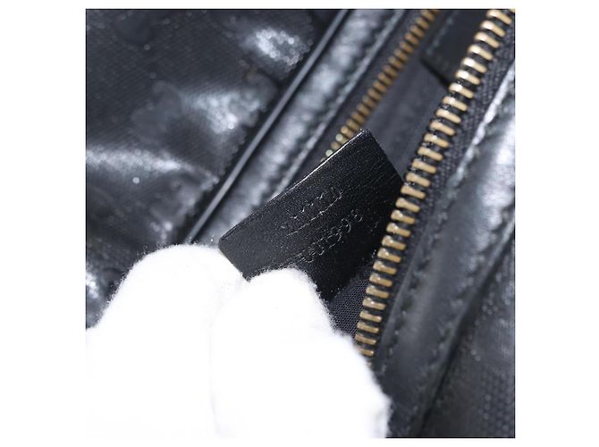 GUCCI GG Canvas GG Implementierung Umhängetasche aus PVC Schwarz Silber 211110 Auth bs31846 - Ansicht 22
