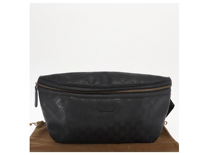 GUCCI GG Canvas GG Implementierung Umhängetasche aus PVC Schwarz Silber 211110 Auth bs31846 - Ansicht 24