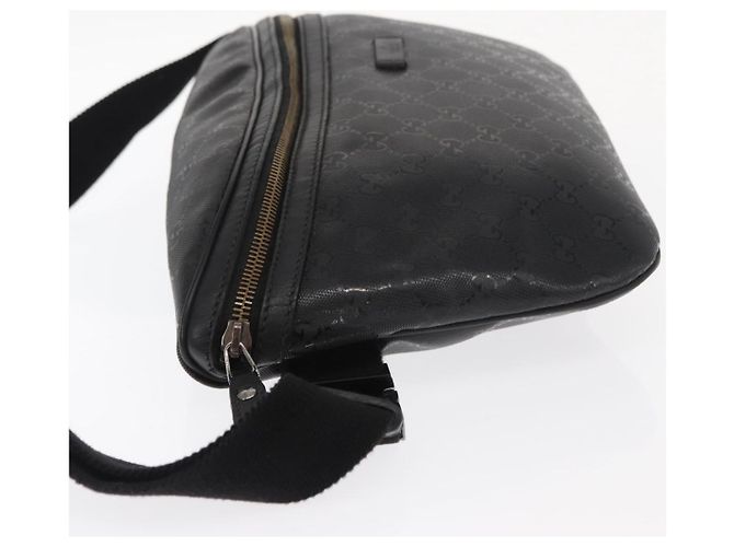 GUCCI GG Canvas GG Implementierung Umhängetasche aus PVC Schwarz Silber 211110 Auth bs31846 - Ansicht 5