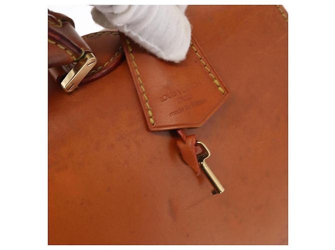 LOUIS VUITTON Borsa da Lavoro Robusta in Pelle Nomad Beige M85390 LV Auth 153647 - vista 10