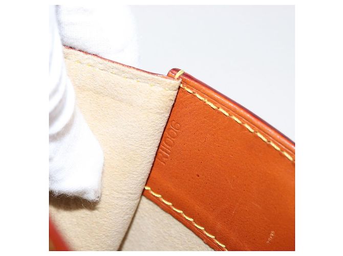 LOUIS VUITTON Borsa da Lavoro Robusta in Pelle Nomad Beige M85390 LV Auth 153647 - vista 12