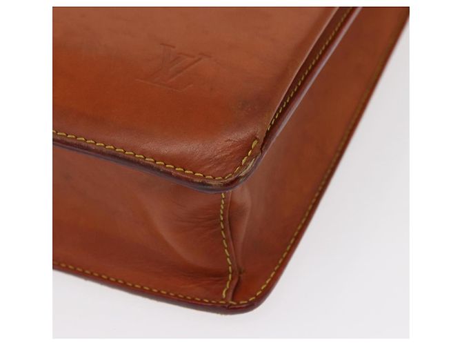 LOUIS VUITTON Borsa da Lavoro Robusta in Pelle Nomad Beige M85390 LV Auth 153647 - vista 14
