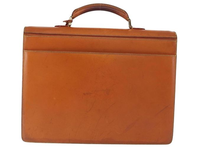 LOUIS VUITTON Borsa da Lavoro Robusta in Pelle Nomad Beige M85390 LV Auth 153647 - vista 2