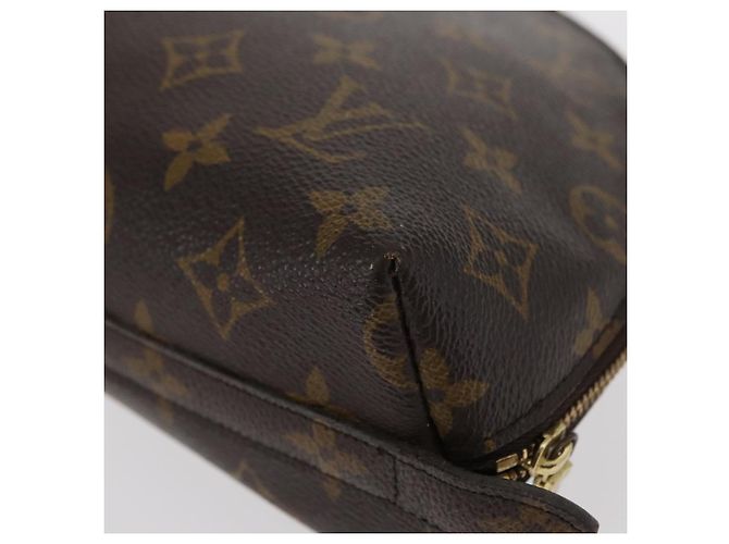 LOUIS VUITTON Neceser Demi Ronde Monogram Cosmético M47520 LV Auth 157229 Monograma - vista 16