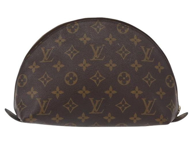LOUIS VUITTON Neceser Demi Ronde Monogram Cosmético M47520 LV Auth 157229 Monograma - vista 2
