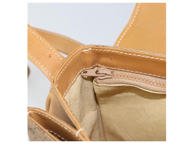 Gucci Borsa a Spalla Micro GG Supreme PVC Beige Oro Auth 160593 D'oro - vista 21