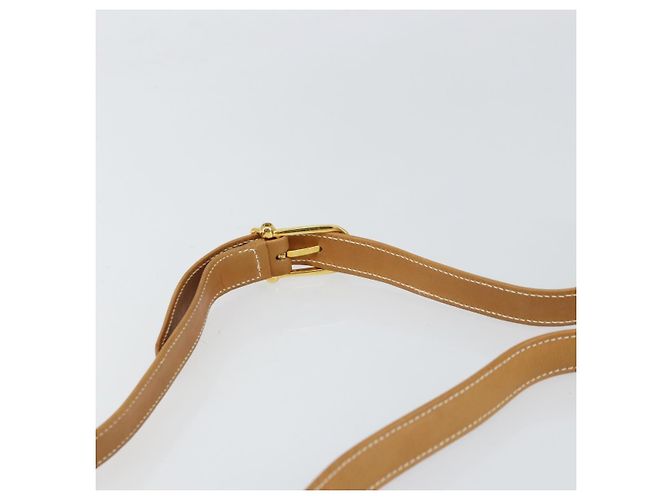 Gucci Borsa a Spalla Micro GG Supreme PVC Beige Oro Auth 160593 D'oro - vista 8