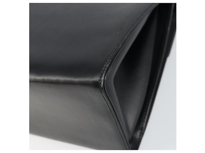 Borsa a Spalla Salvatore Ferragamo Gancini in Pelle 2 in 1 Nera Oro Auth 156467 - vista 14