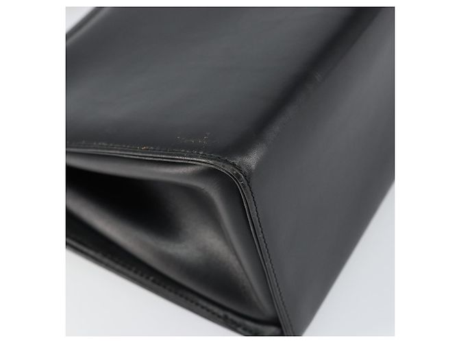 Borsa a Spalla Salvatore Ferragamo Gancini in Pelle 2 in 1 Nera Oro Auth 156467 - vista 15