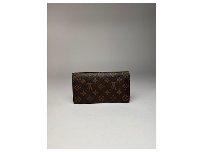 Vintage Louis Vuitton Leather Monogram Wallet Brown - view 2
