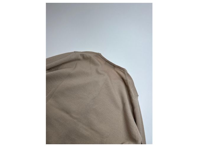 Vintage Gianni Versace Wollcardigan Beige M - Ansicht 11