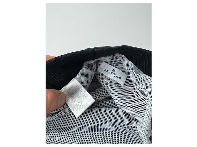Vintage Courreges Paris Jogginghosen Schwarz - Ansicht 4