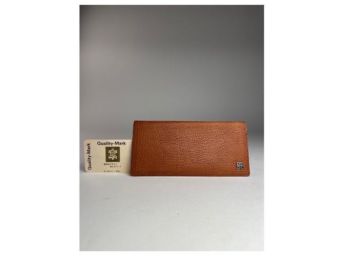 Vintage Givenchy Leather Card Holder ID Holder Brown - view 10