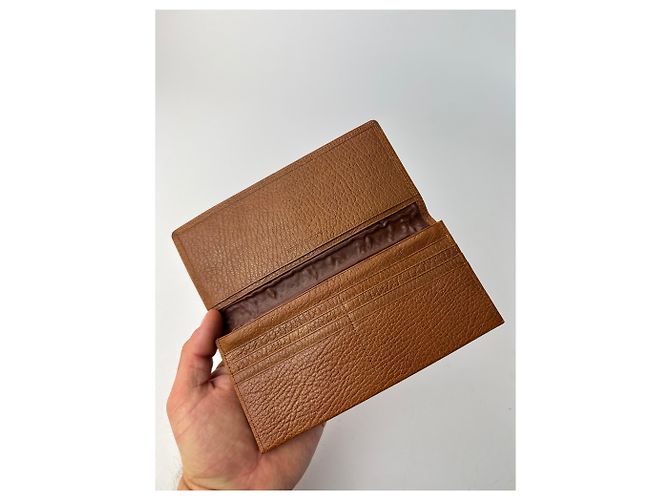 Vintage Givenchy Leather Card Holder ID Holder Brown - view 4