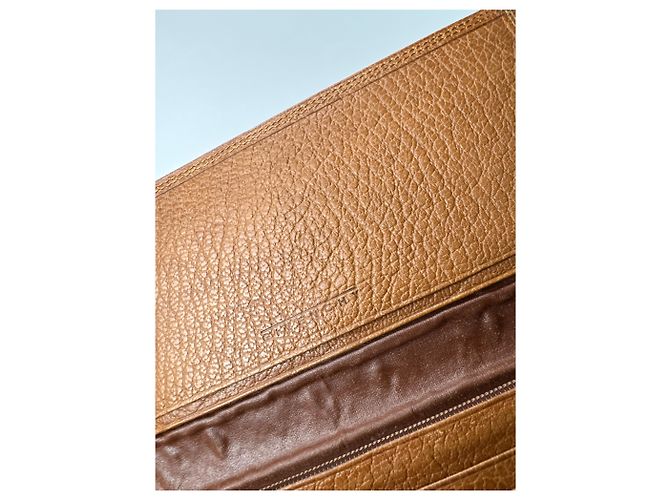 Vintage Givenchy Leather Card Holder ID Holder Brown - view 5