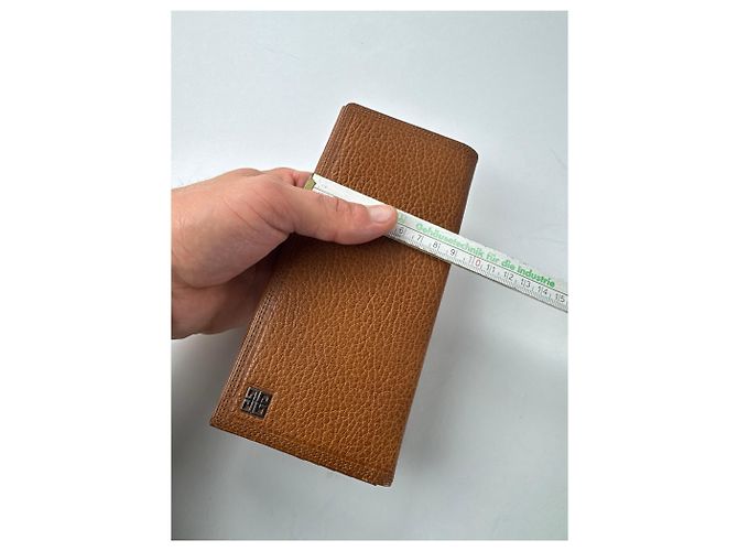 Vintage Givenchy Leather Card Holder ID Holder Brown - view 9