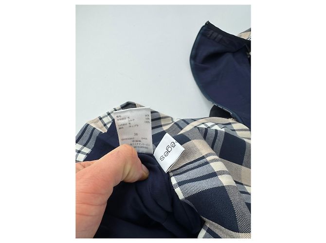 Vintage Courreges Karodress in Weiß, Grau und Schwarz - Ansicht 11