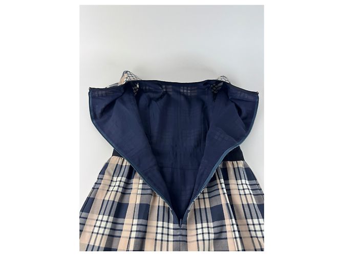 Vintage Courreges Karodress in Weiß, Grau und Schwarz - Ansicht 9