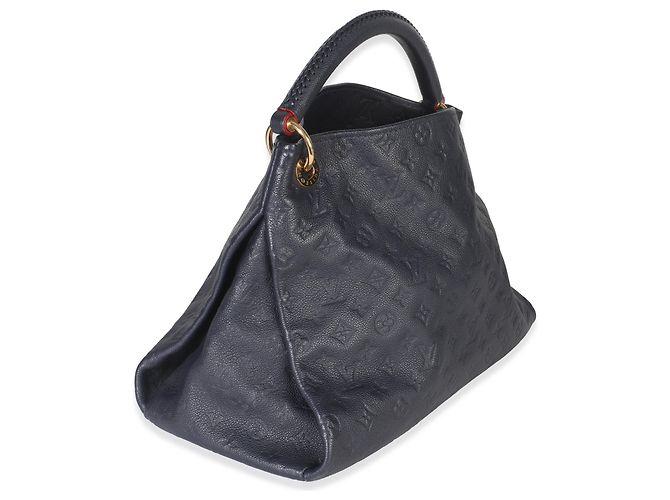 Louis Vuitton Marine Rouge Monogram Empreinte Artsy MM Blu - vista 4