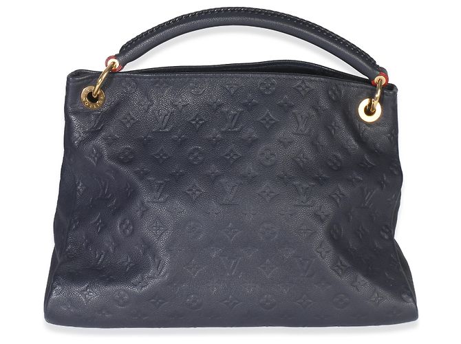 Louis Vuitton Marine Rouge Monogram Empreinte Artsy MM Blu - vista 8