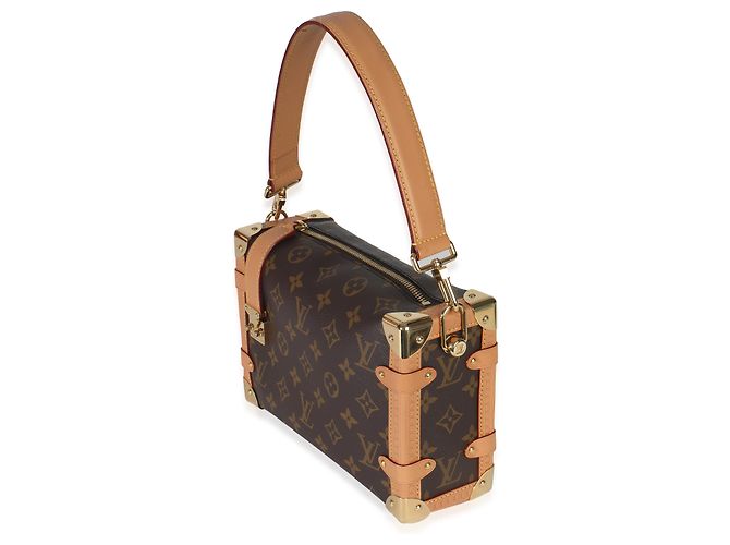 Baule laterale MM in tela Monogram Louis Vuitton Marrone - vista 3