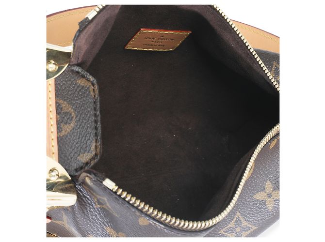 Baule laterale MM in tela Monogram Louis Vuitton Marrone - vista 5