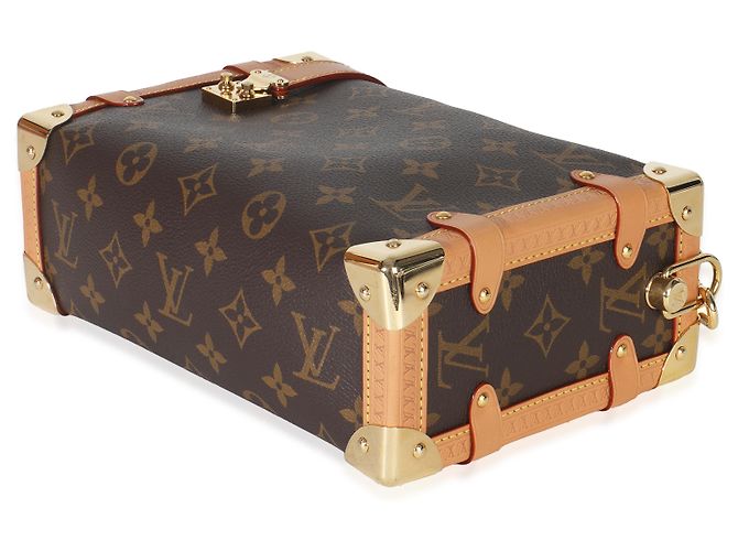 Baule laterale MM in tela Monogram Louis Vuitton Marrone - vista 6