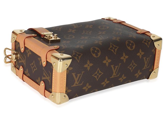 Baule laterale MM in tela Monogram Louis Vuitton Marrone - vista 7
