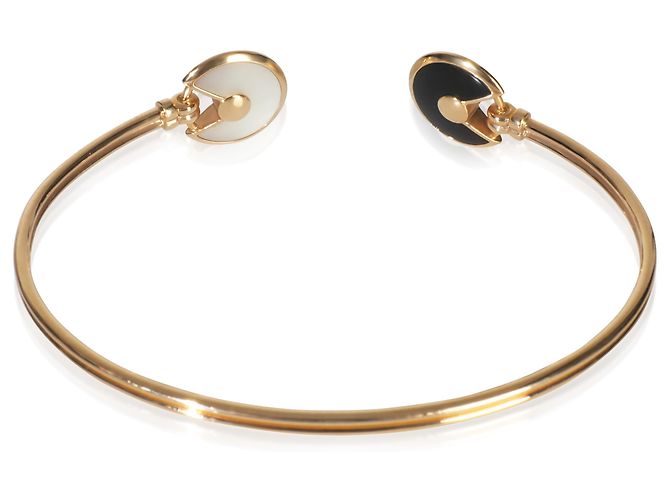 Bracciale Amulette de Cartier in oro rosa, madreperla e onice - vista 4