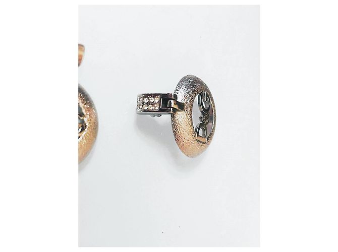 Raffinati orecchini DOLCE & GABBANA Collezione “Vyvian” con logo bordo satinato e swarovski - vista 10