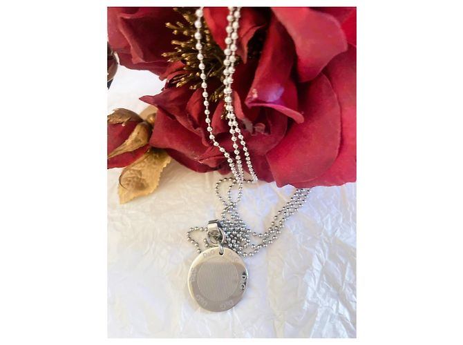 Iconica collana DOLCE & GABBANA multifilo modello “Flutter” Argento - vista 4