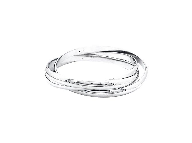 Bracciale Cartier, 'Trinity', platino. - vista 2