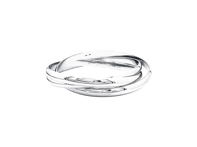 Bracciale Cartier, 'Trinity', platino. - vista 3