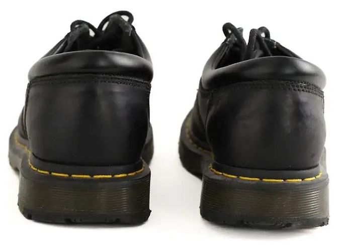 Dr. Martens Mocassins en cuir noirs - vue 2