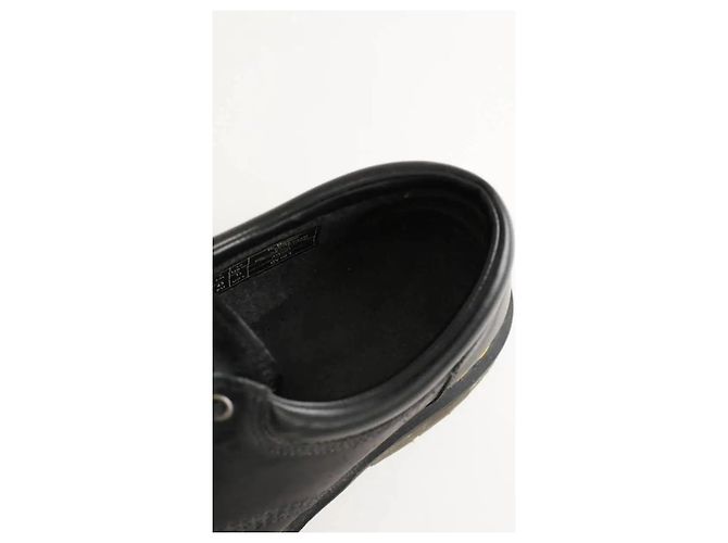 Dr. Martens Mocassins en cuir noirs - vue 4